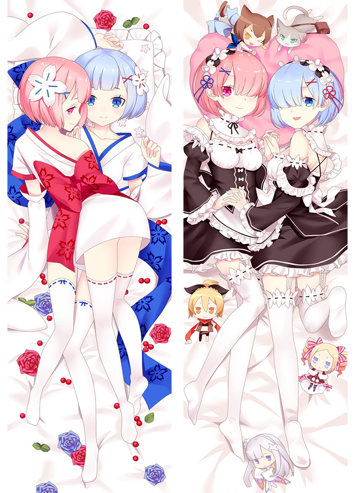 rem and ram body pillow