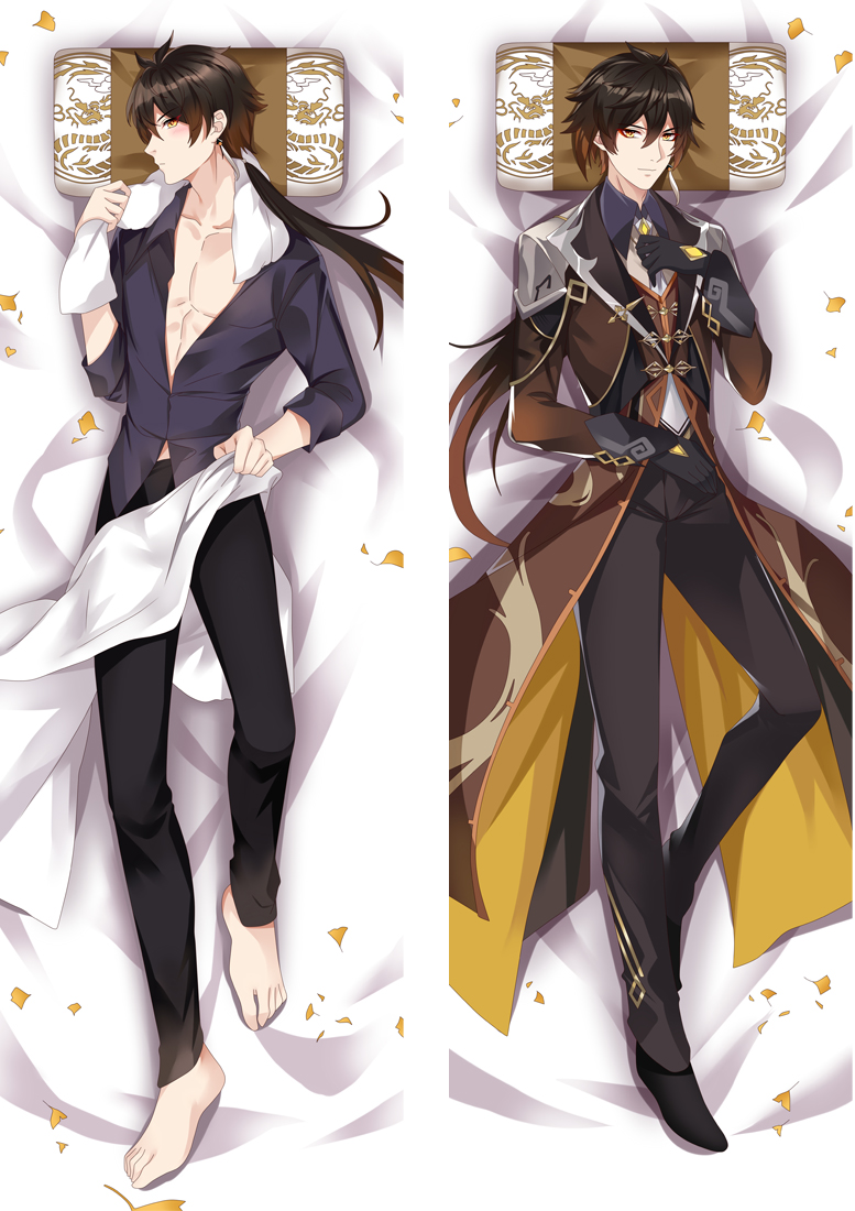 zhongli body pillow