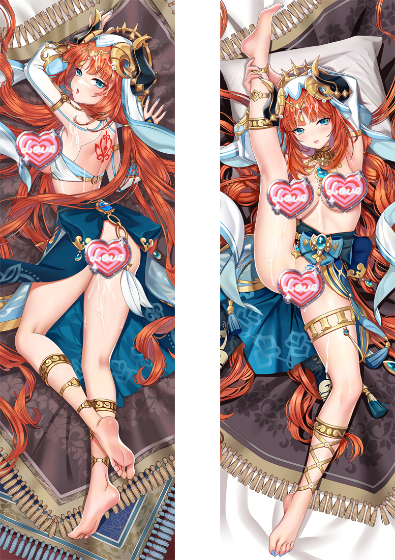 Genshin Impact Nilou Nude Dakimakura Body Pillow Cover - Anime Pillow Shop